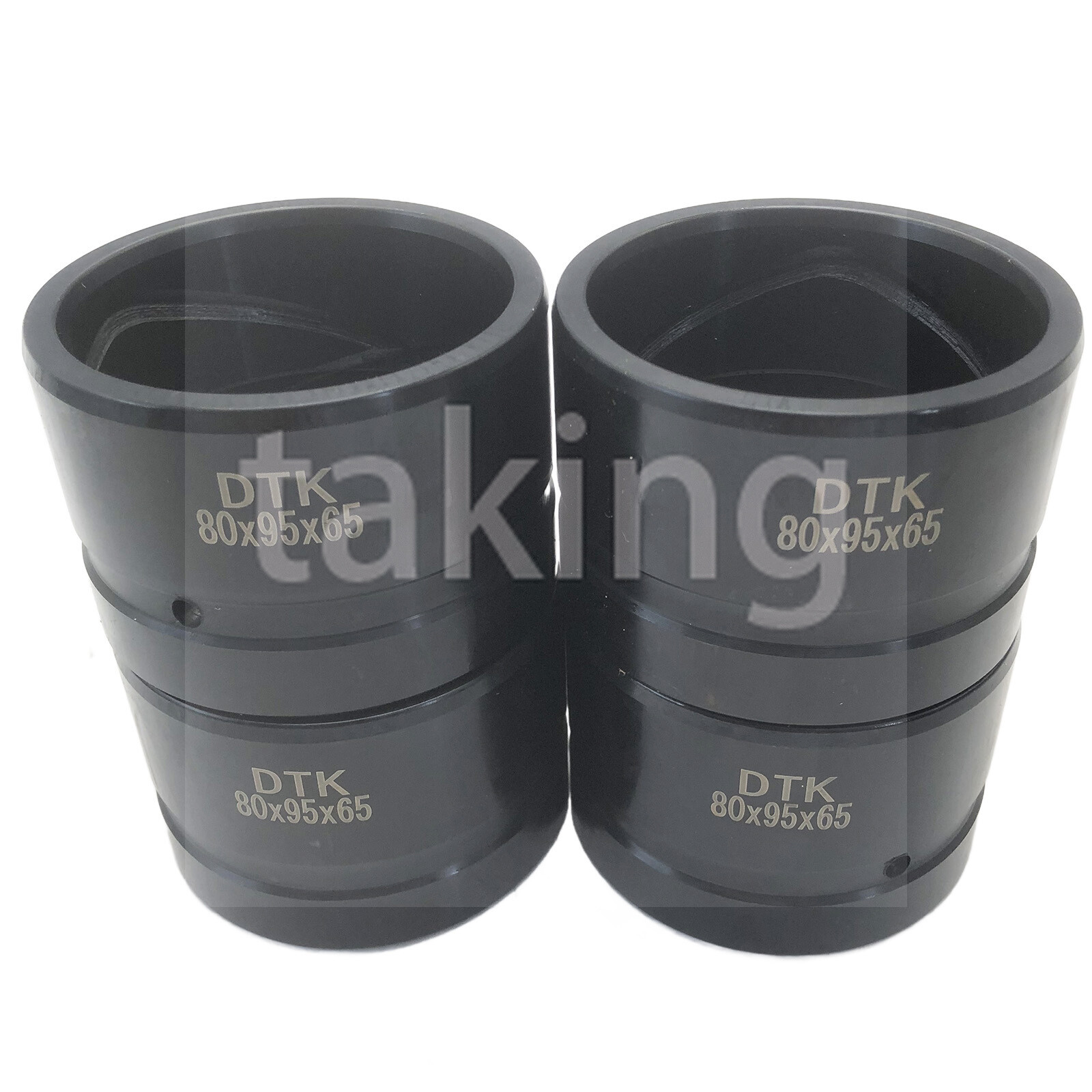 New 4pc 80mm excavator bushing harden steel bushing ID 80mm x OD 95mm x L 65 mm