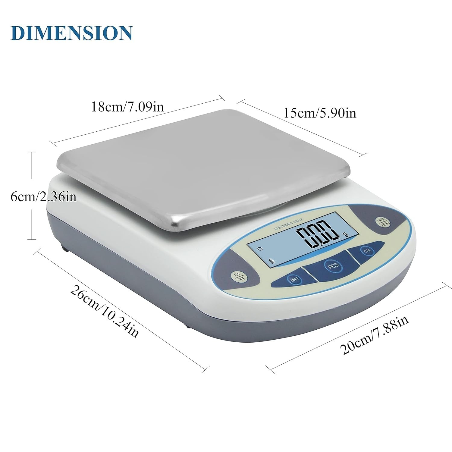 Bonvoisin Lab Scale 3000g x 0.01g High Precision Analytical Digital Balance New