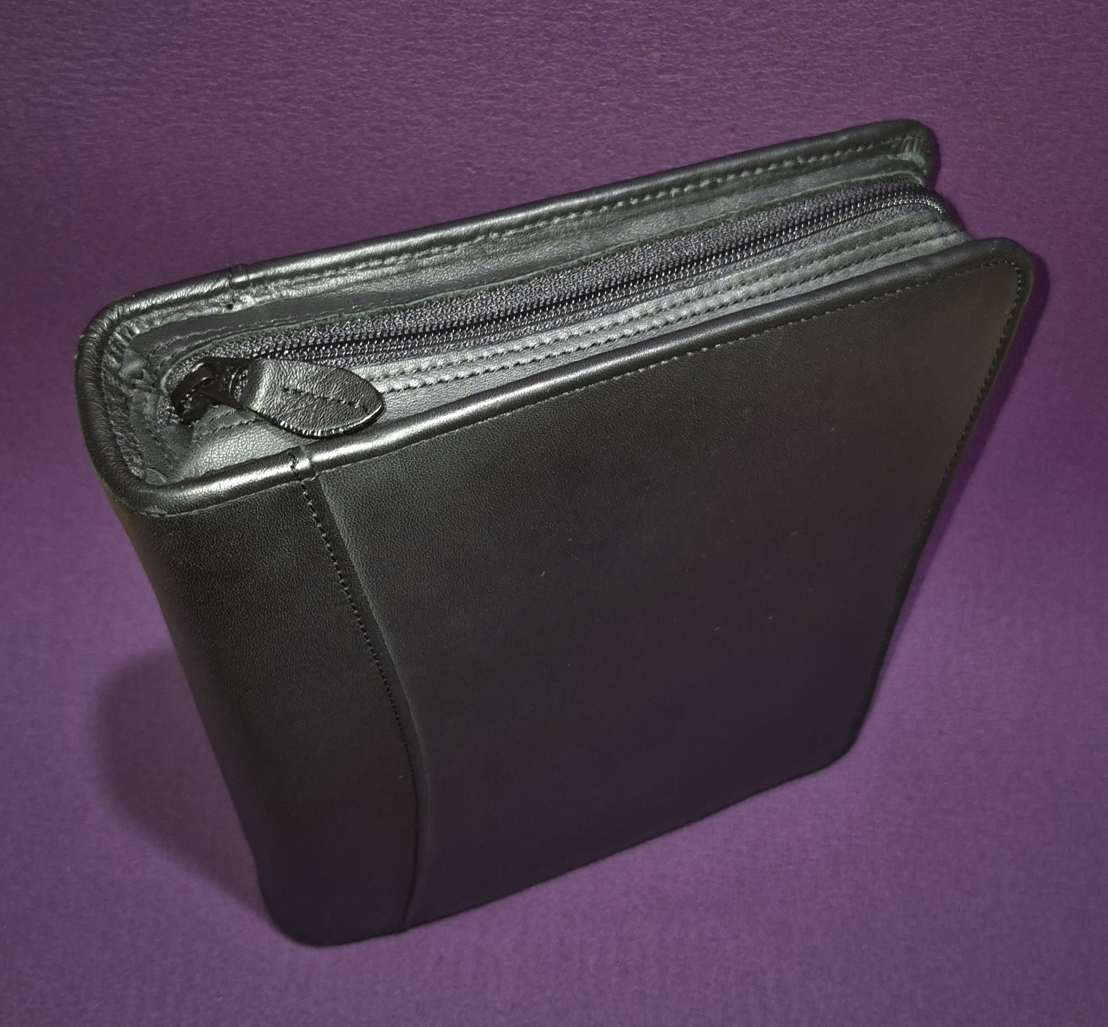 🔥Kirkland Signature Premium Leather 7-Ring Binder New Classic Planner Zip Case