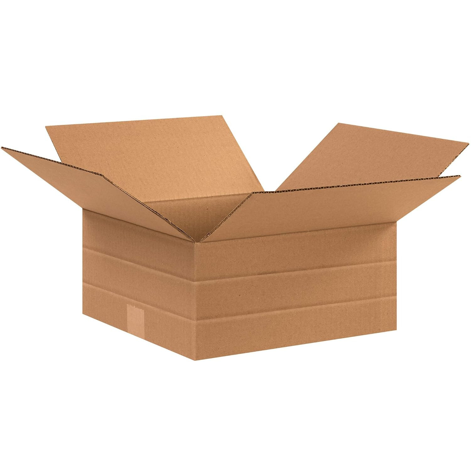 25 12-1/2″ x 12-1/2″ x 6″ Multi-Depth Corrugated Boxes