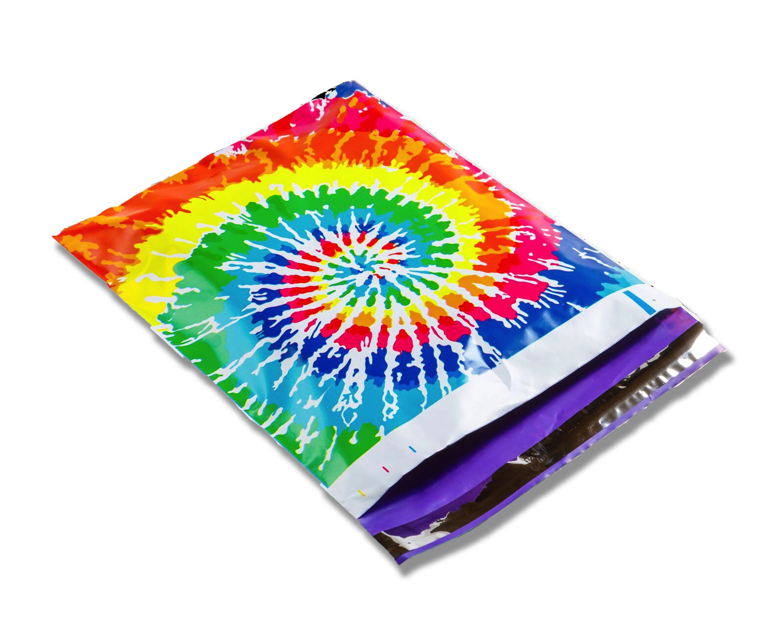 10×13 Tie Dye, Aqua Teal Pineapple, Red & Pink Roses Poly Shipping Mailer Combo