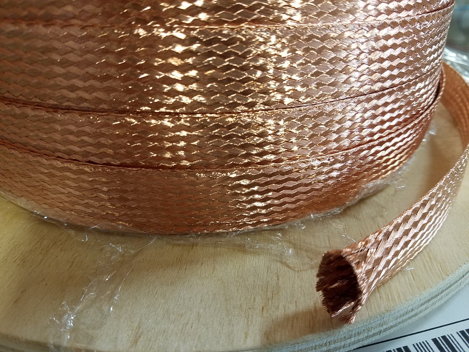 5 FEET 3/4″ BRAIDED GROUND STRAP GROUNDING Bare Copper Flat Braid MADE IN USA