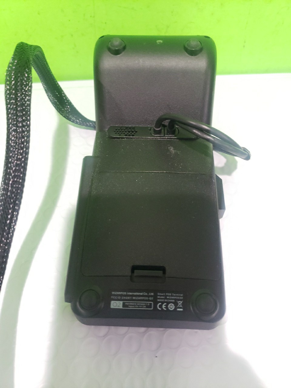 DEJAVOO WIZARPOS Q2 SMART POS 5.5″ TOUCHSCREEN TERMINAL BLACK GOOD CONDITION