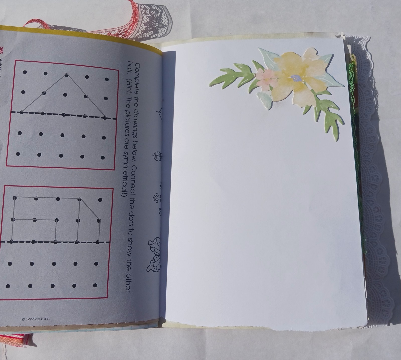 Garden Themed Junk Journal Soft Cover 50 pages