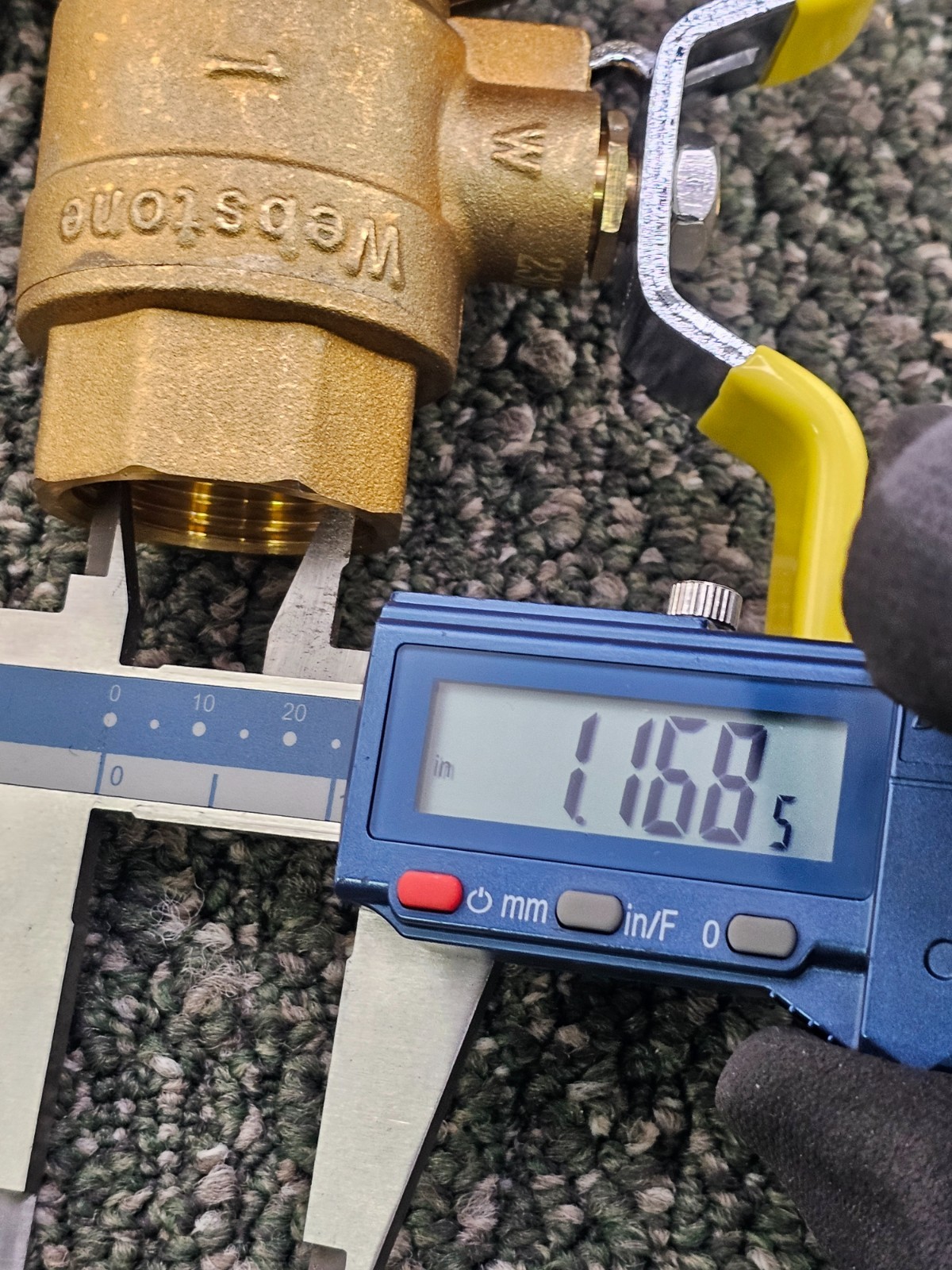 NIBCO WEBSTONE H-41404 1” ROTATING UNI-FLANGE BALL VALVE