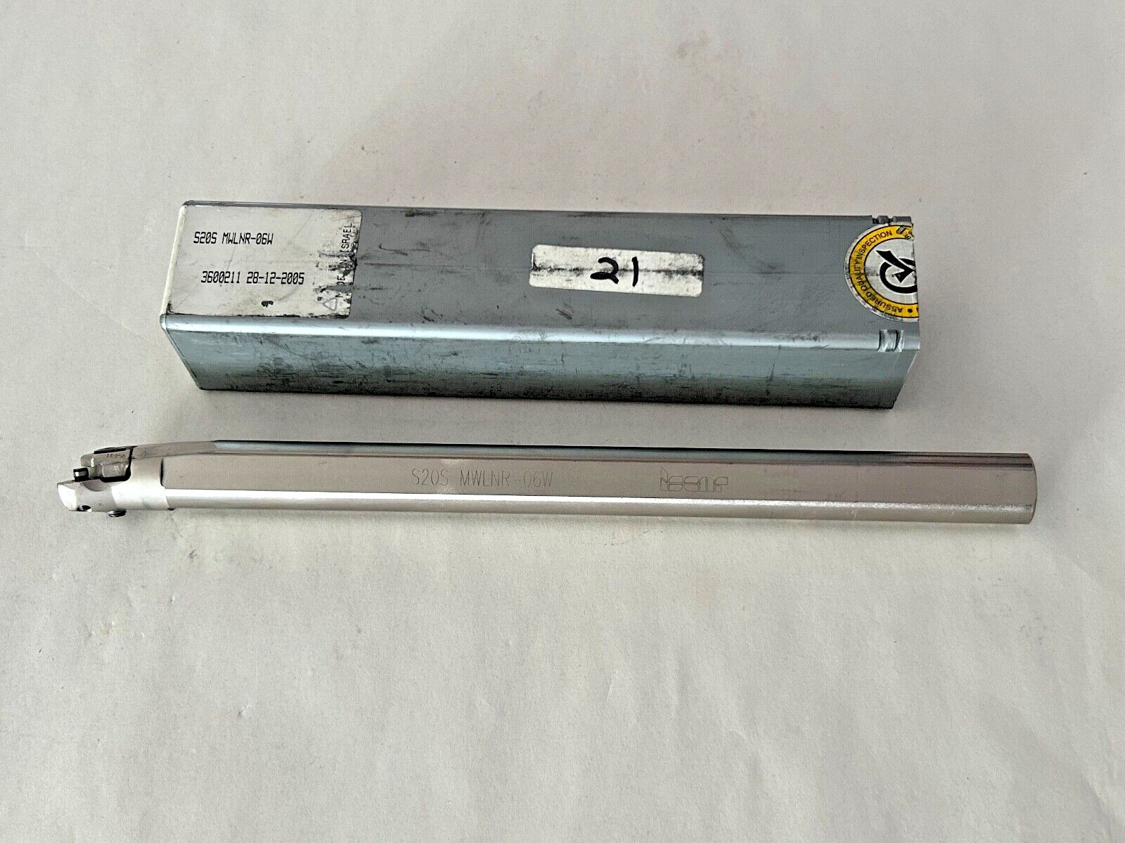 Iscar S20S MWLNR-06W Indexable Boring Bar, Used – Excellent Condition