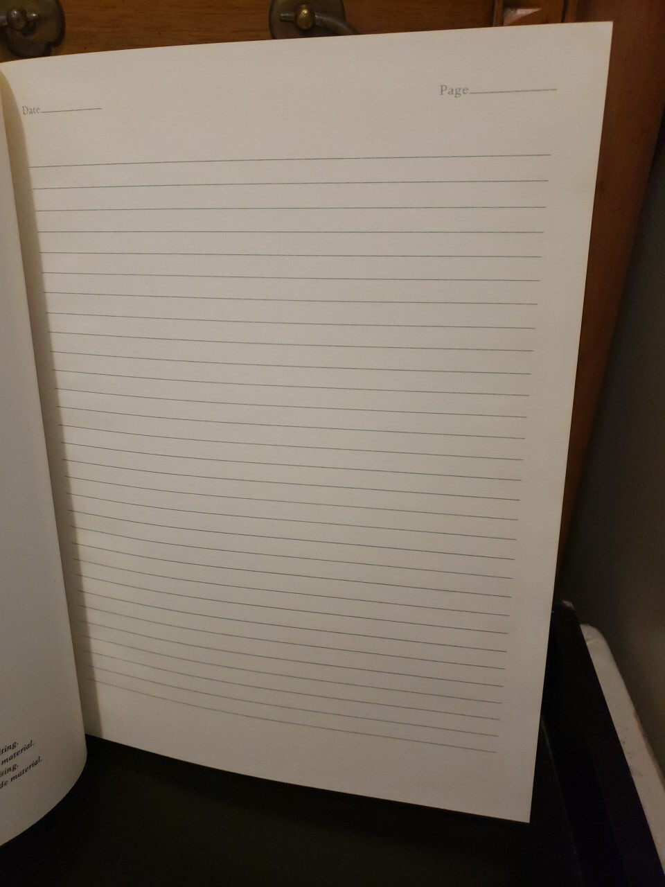Vintage Hardcover Journal – Page Book Lined White – Hiller Industries 1985
