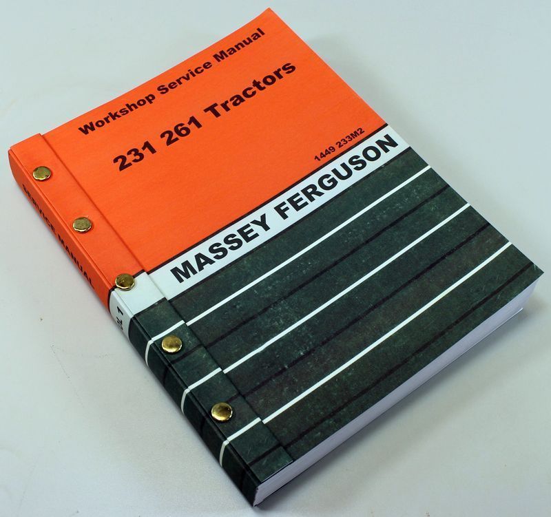 Massey Ferguson 231 261 Tractor Service Repair Shop Manual Technical Workshop