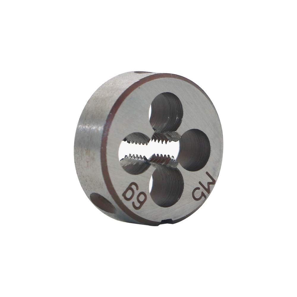 HSS 5mm X 0.8 Metric Right Hand Round Die, Machine Thread Die M5 X 0.8mm Pitc…