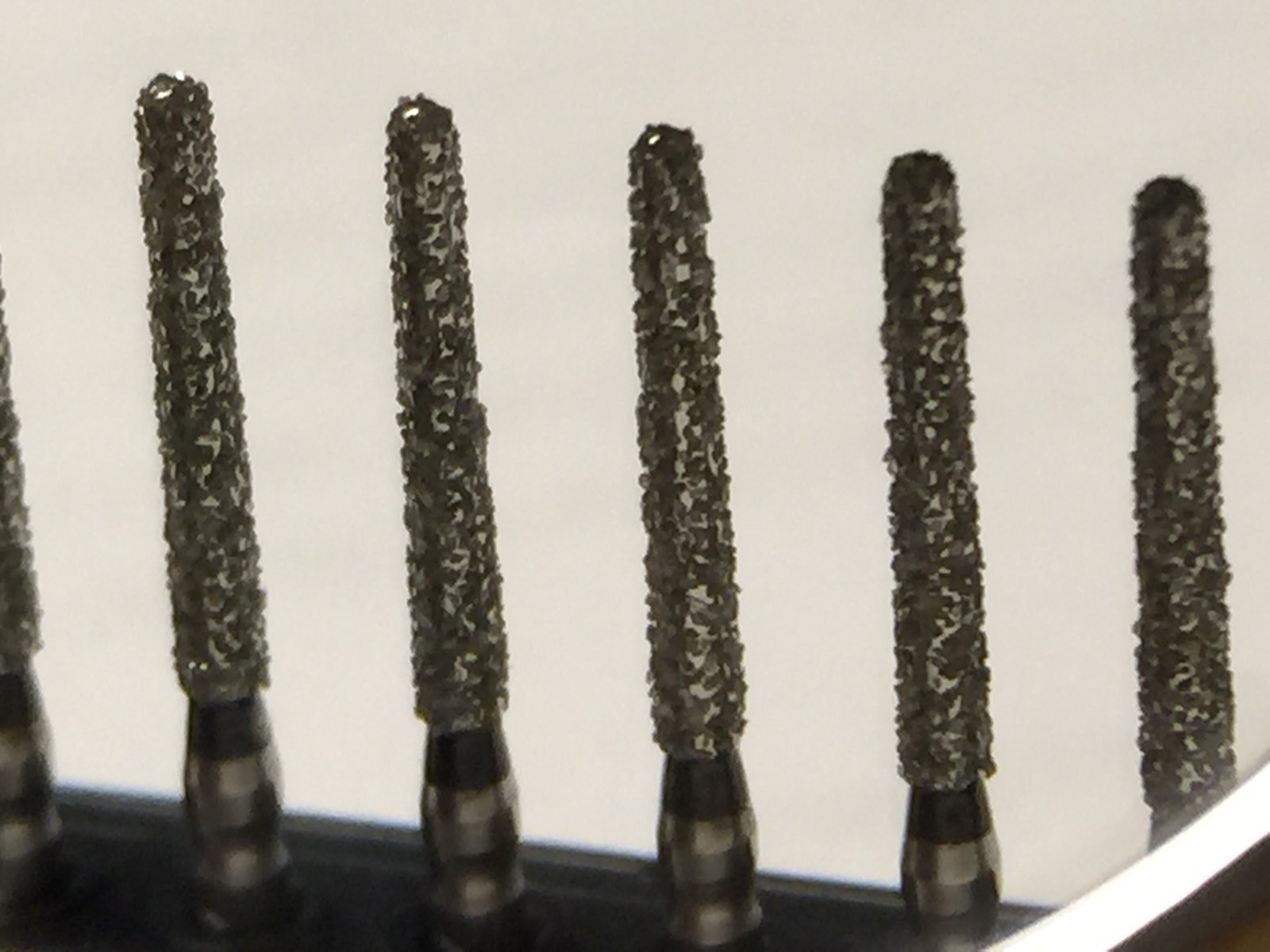 Diamond Burs 50×199-856-015sXC extra course 1.6 mm Diameter 10mm Cutting Length.