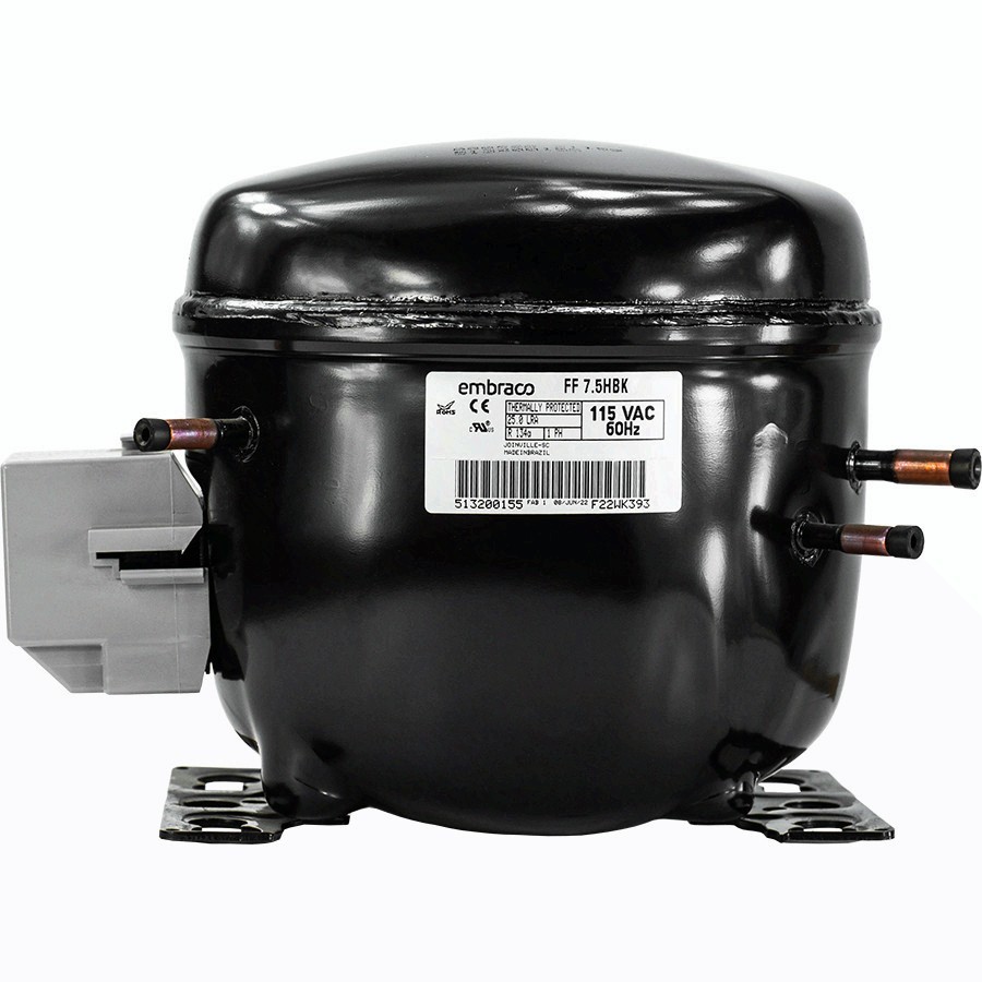 Embraco FF7.5HBK Replacement Refrigeration Compressor 1/5 HP R-134A R134A