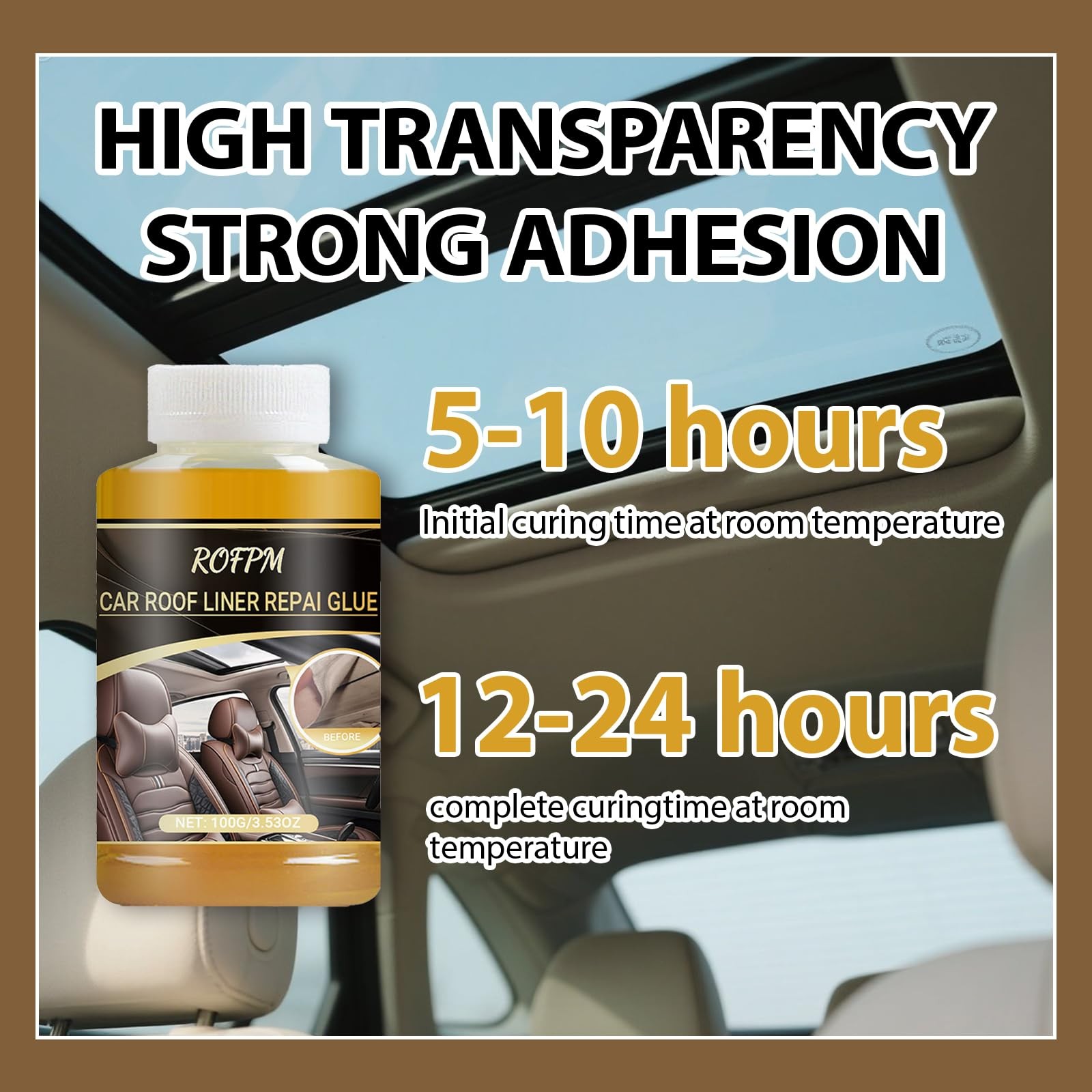 100ml Car Headliner Adhesive, Auto Headliner Glue, Car Roof Fabric Adhesive, …