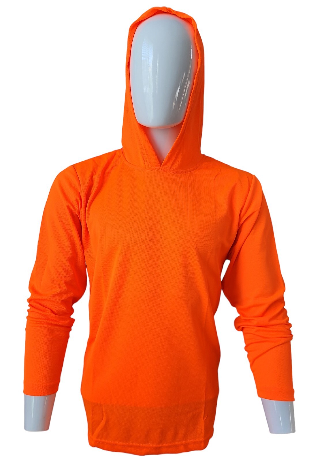 Hi Visibility Long Sleeve Hooded T-Shirt H