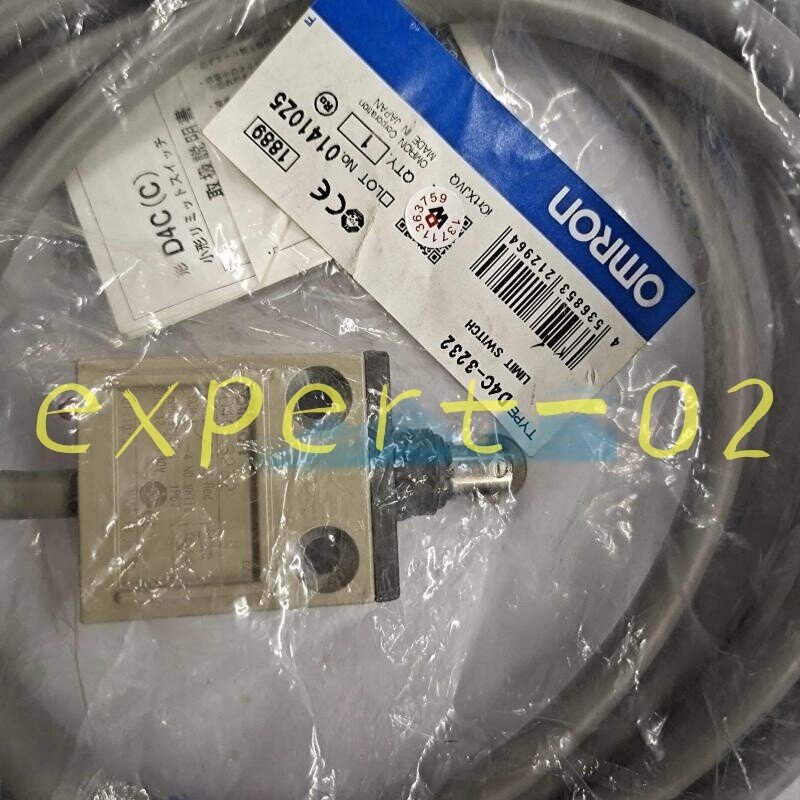 OMRON D4C-1332 limit switch with 9.8FT/3M cable