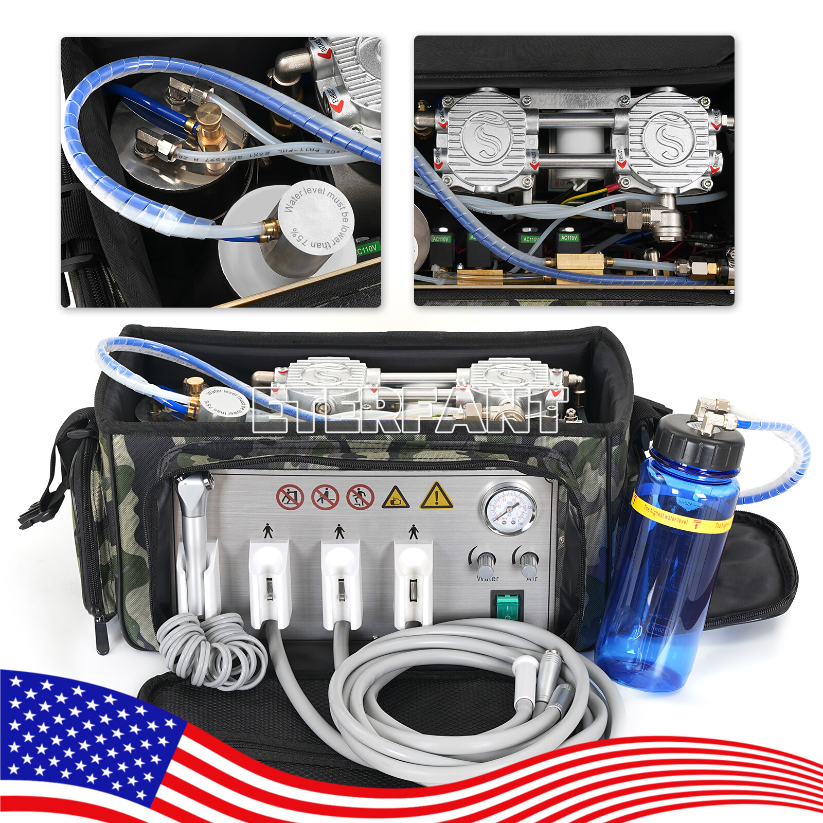 Dental Unit System/Unit Air Compressor Suction System 4H/Turbine Unit 4H