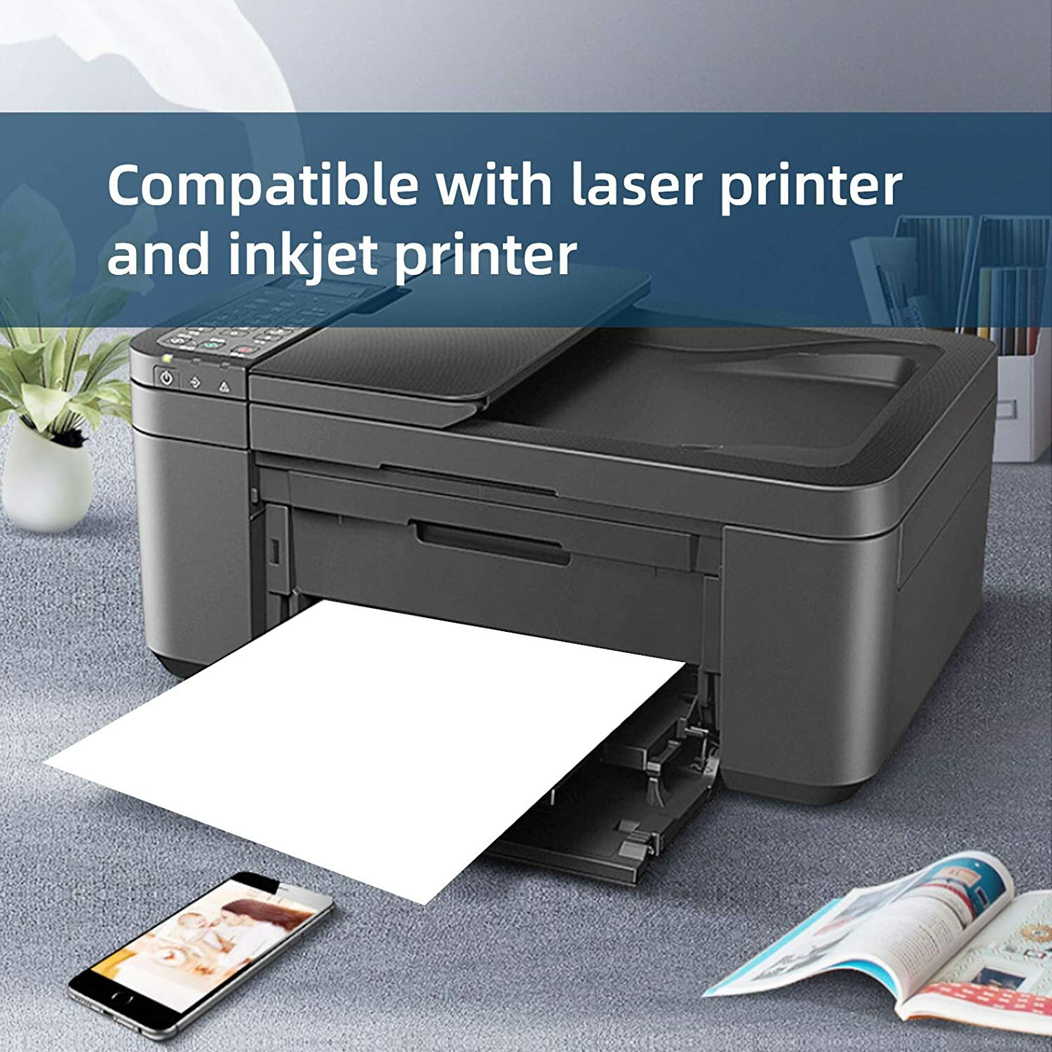 8.5″ x 11″ Full Sheet Shipping Label Sticker Labels for Laser & Ink Jet Printers