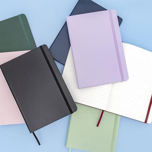 PAPERAGE Lined Journal Notebook, (Mustard Yellow), Assorted Styles , Colors