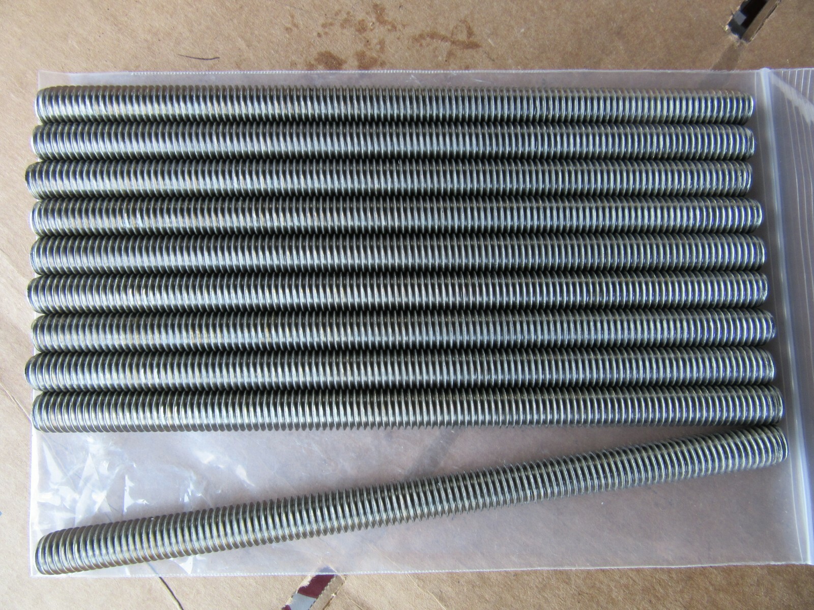(10) Elco 1/2″-13 X 8-1/2″ 316SS Stainless Steel Full Threaded Rod NEW!!!