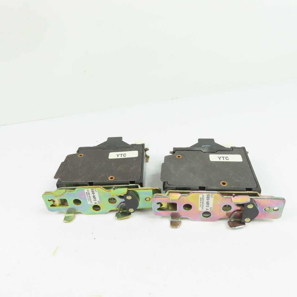 Allen-Bradley 592-BOV4 40A 1P Manual Reset Overload Relay 600VAC W/599-MP2 Lot/2