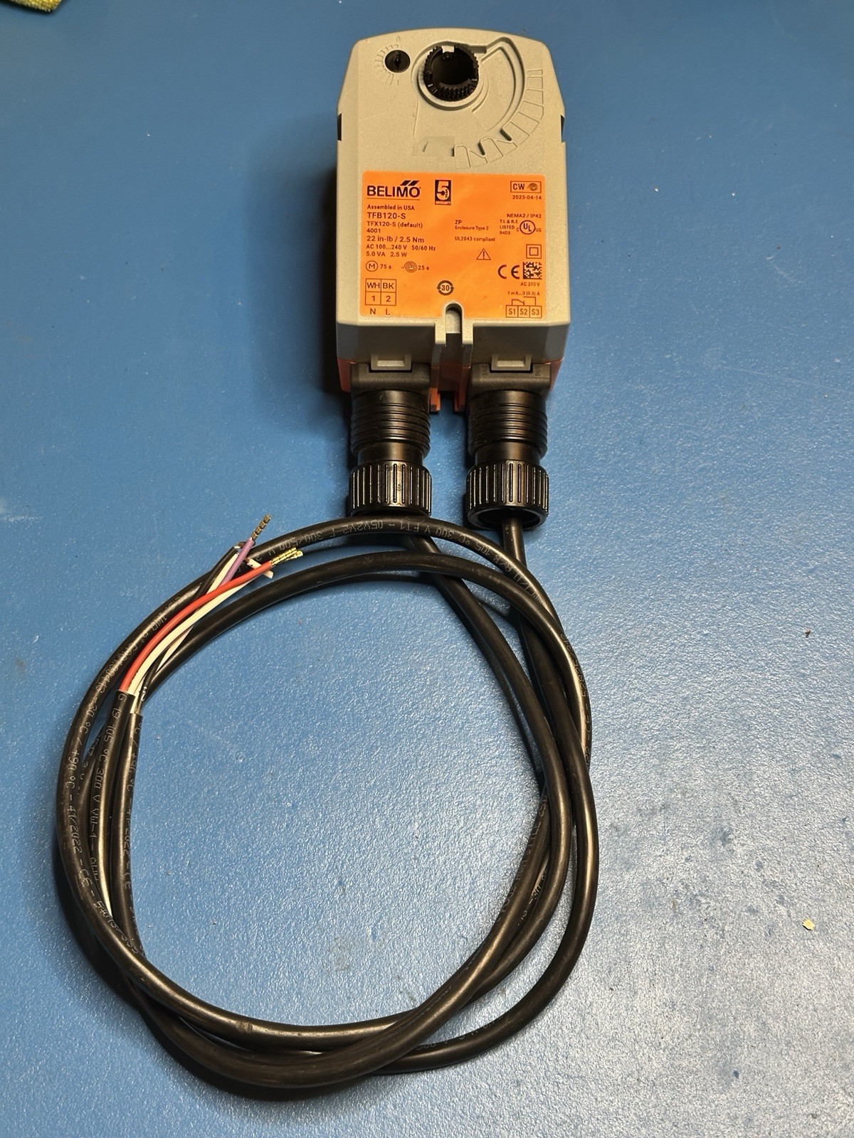 Belimo Damper Control Actuator – TFB120