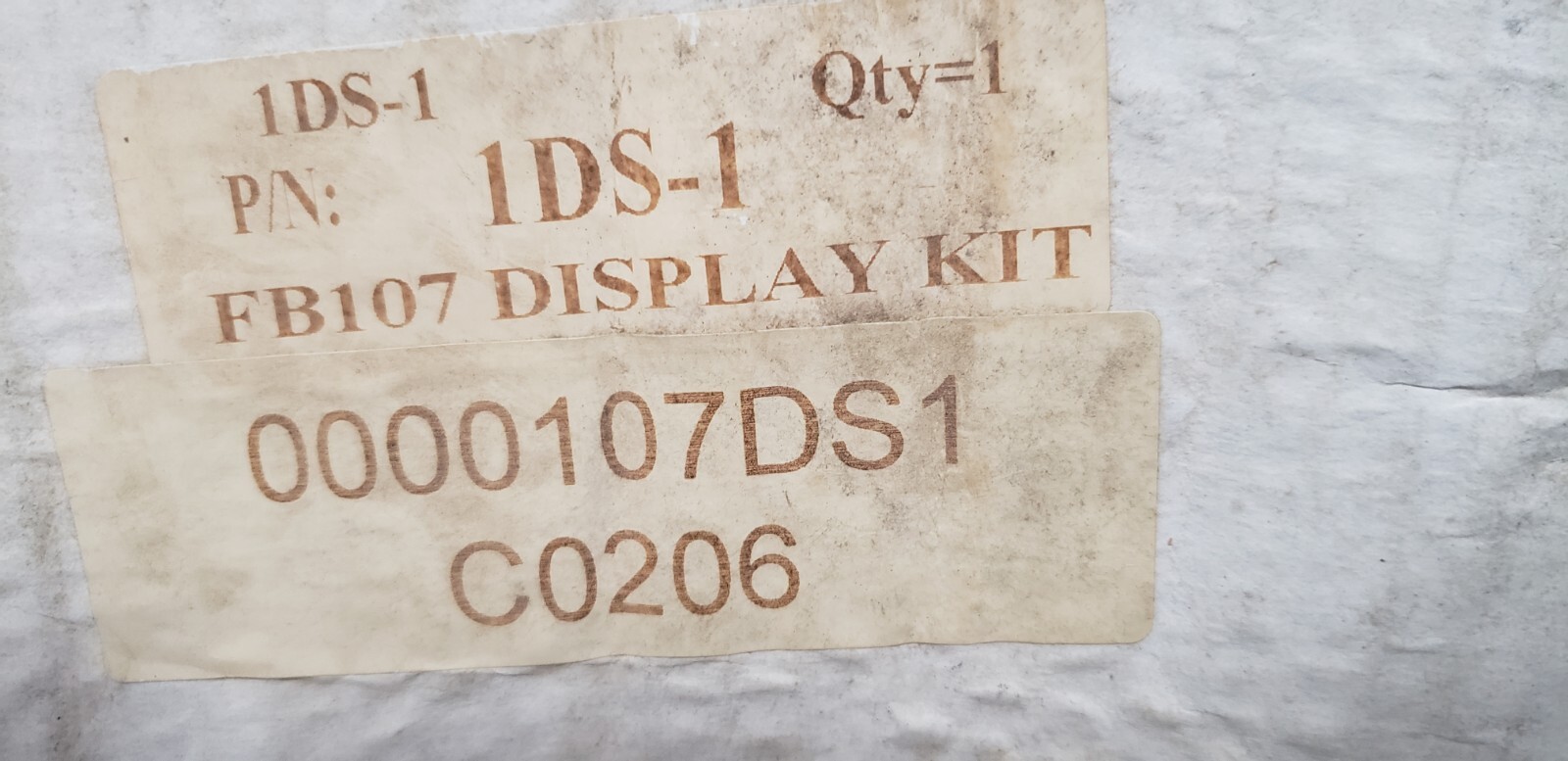 EMERSON FB107 (1DS-1) LCD TOUCHSCREEN, 1 WATT MAX, 8-30VDC INPUT, NIB
