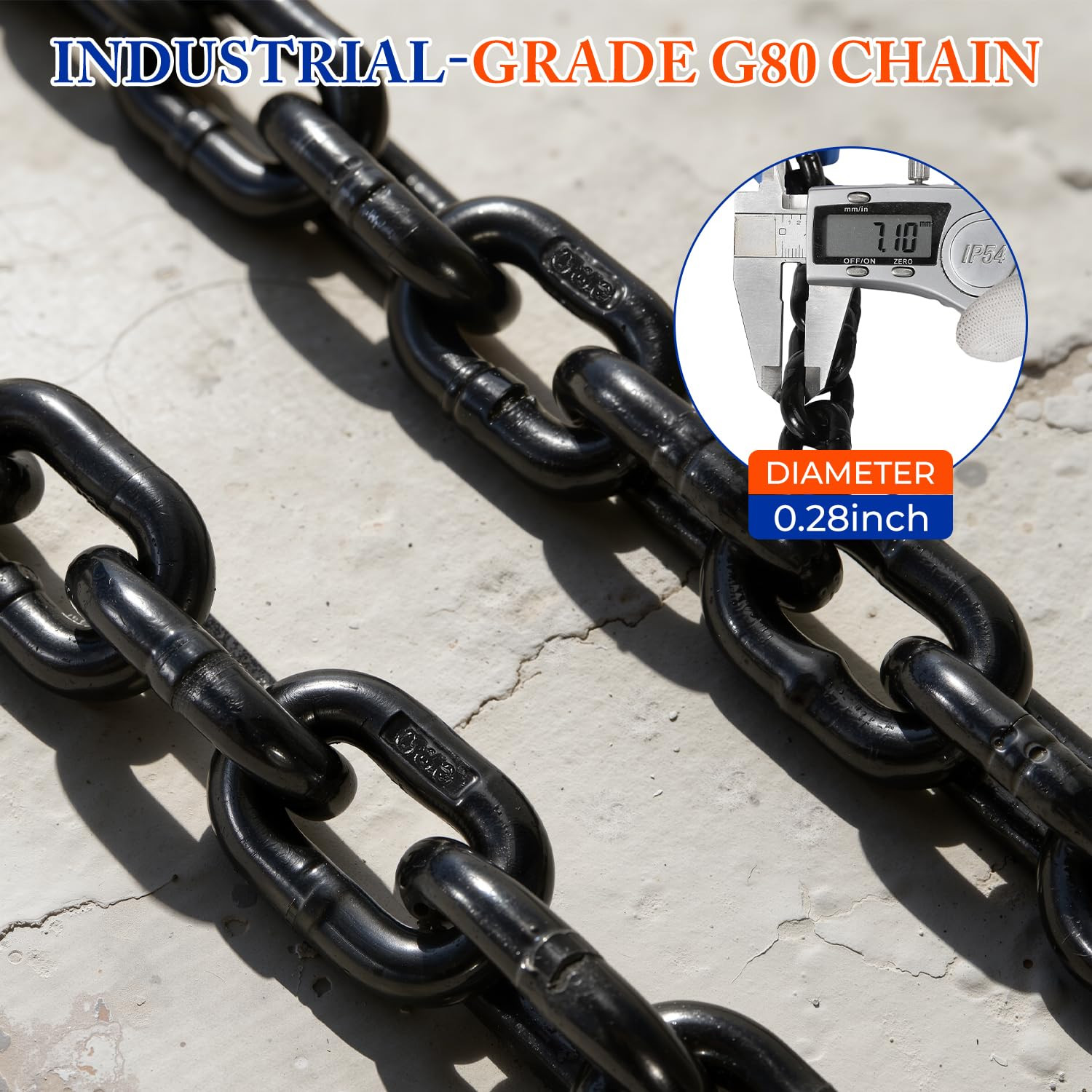 1 Ton Chain Drum Lifter with Carbon Steel Hook for 55 Gallon Drums