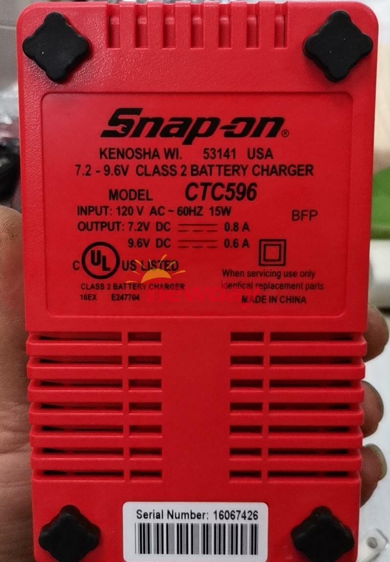NEW 1PCS SNAP-ON CTC596 CTC-596 Battery Charger Input AC 120V Output 7.2v-9.6v