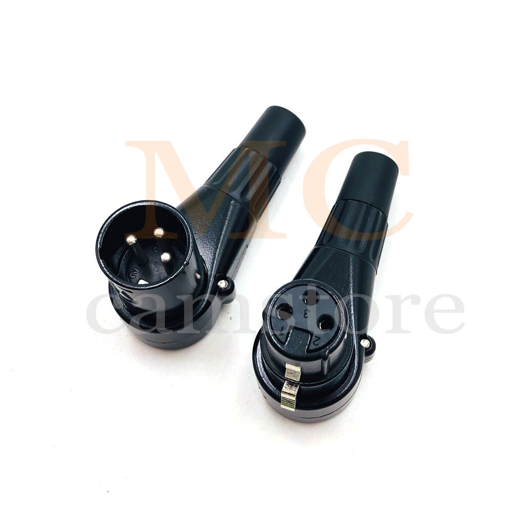 Male & Female 3-Pin 4-Pin XLR Microphone Audio Cable Connectors Cable Terminals