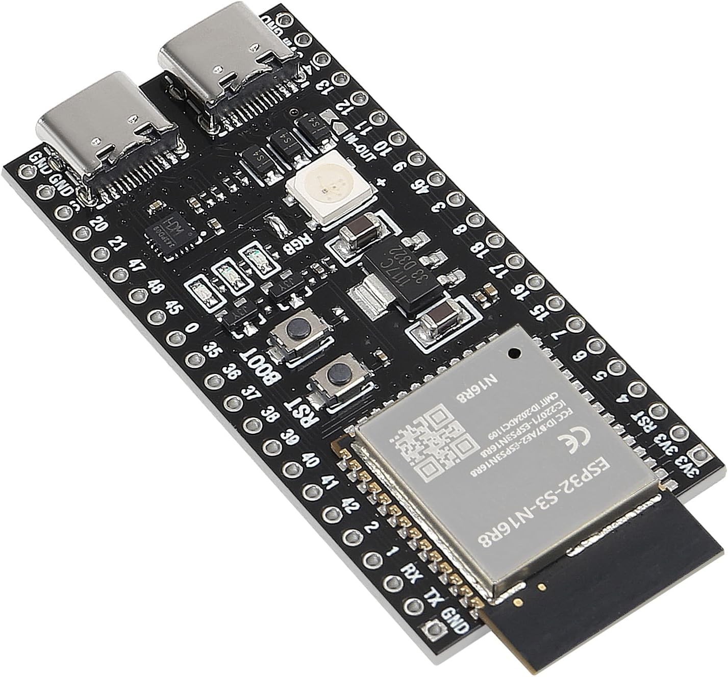2PCS S3-DevKit N16R8 Development Boards – Type-C Wi-Fi & Bluetooth IoT Module