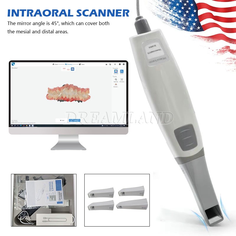 NSK Style Dental Fiber Optic LED E-generator High Speed Handpiece Turbine 4 HOLE