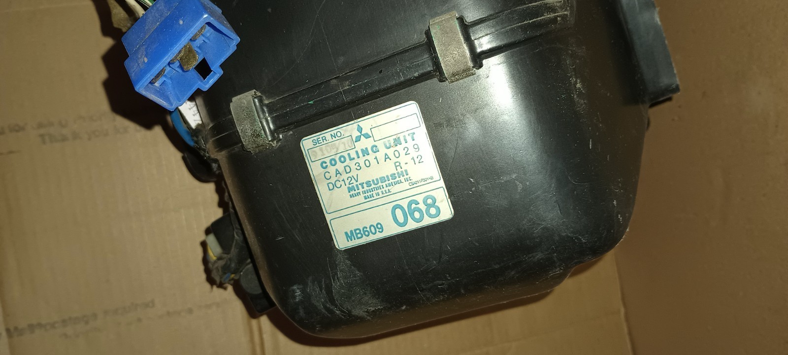 1990-1995 MITSUBISHI MIGHTY MAX / DODGE RAM D50 A/C BOX 2.4 USED OEM
