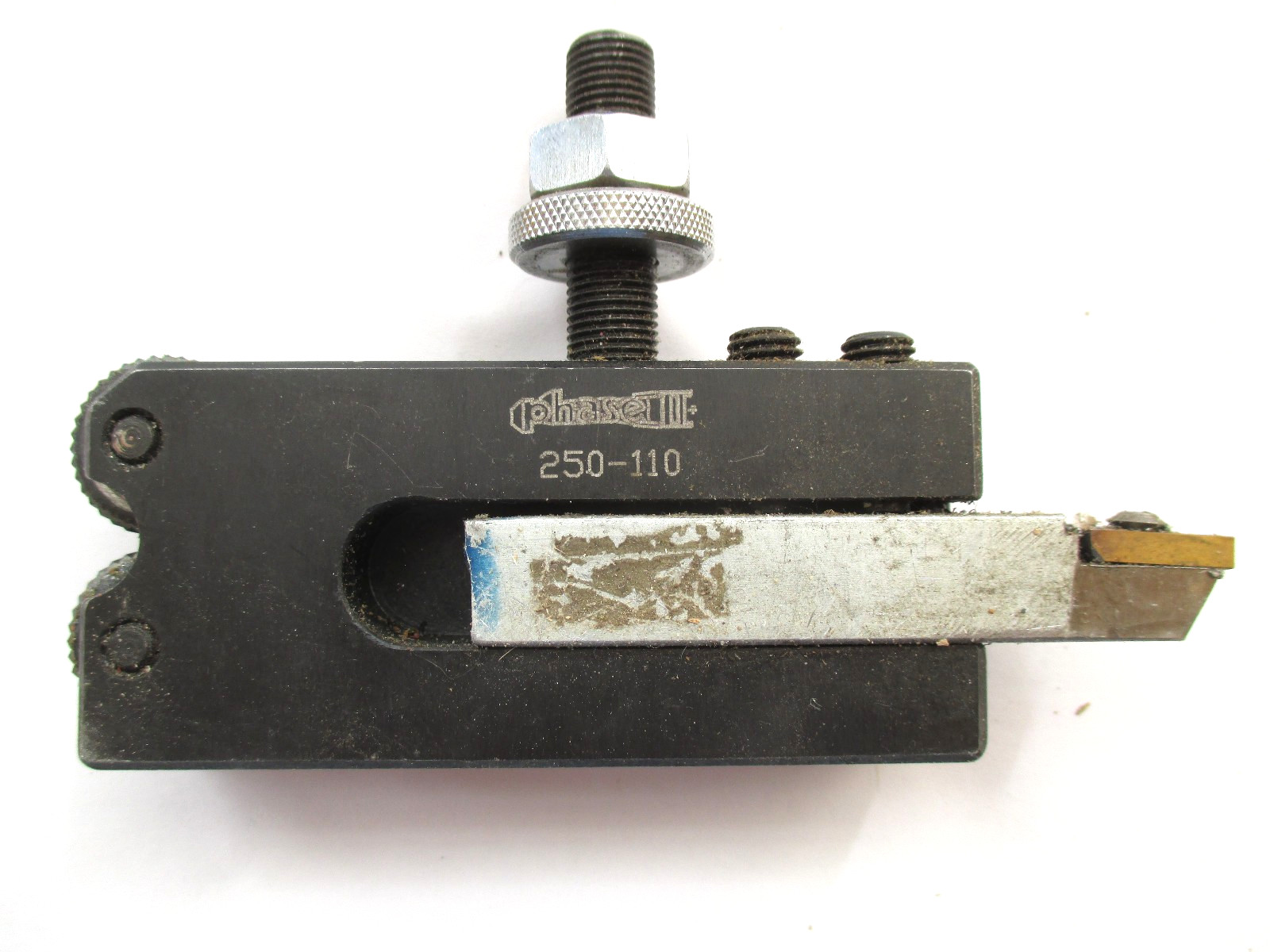 Phase II 250-110 Knurling, Turning, and Facing Tool Post Holder