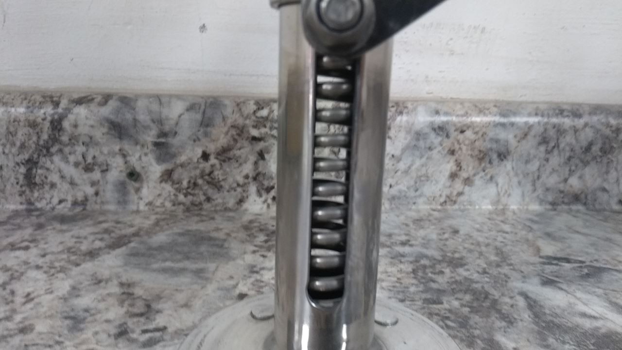 Vestil FL-LK-SMR-SS-L 18 In Extended Height Side-Mount Floor Lock