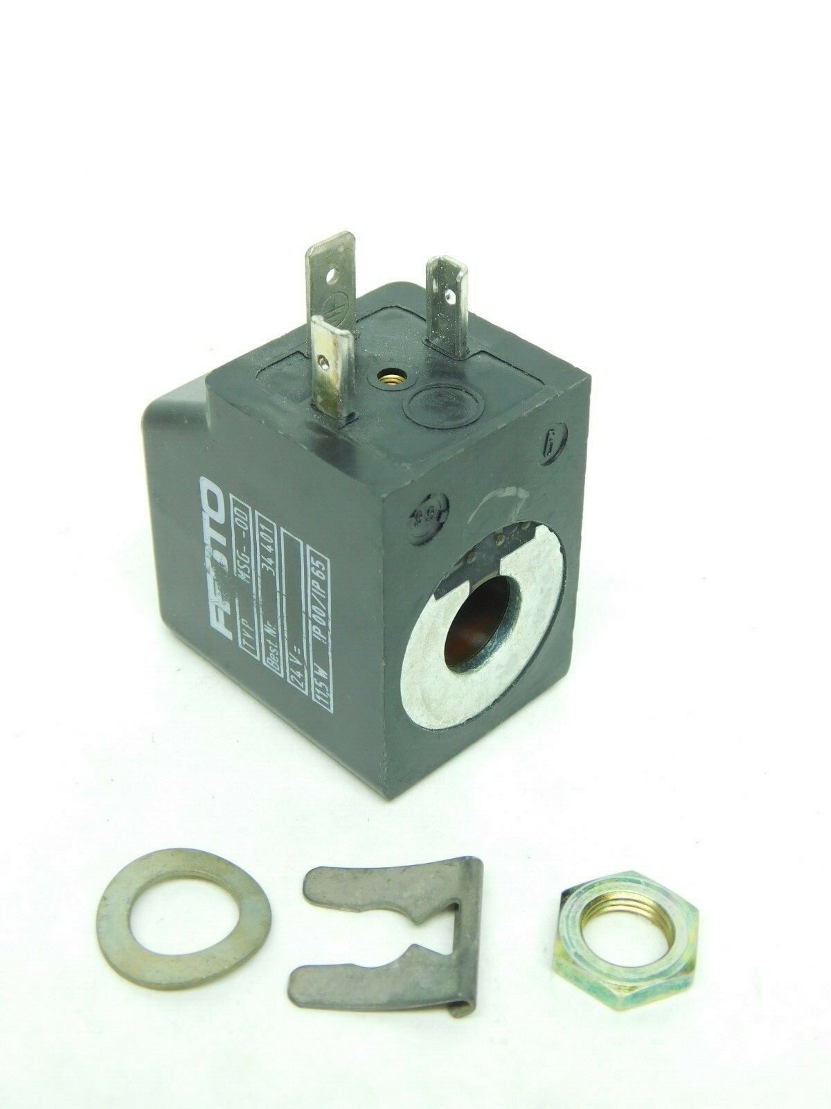 NEW OLD STOCK – Festo MSG-24-00 34401 24V Solenoid Coil 11,5W IP 00/IP 65 LV