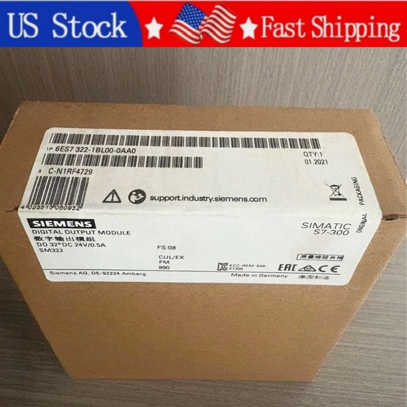 6ES7322-1BL00-0AA0 1PCS New Siemens 6ES7 322-1BL00-0AA0 PLC Module Fast Shipping