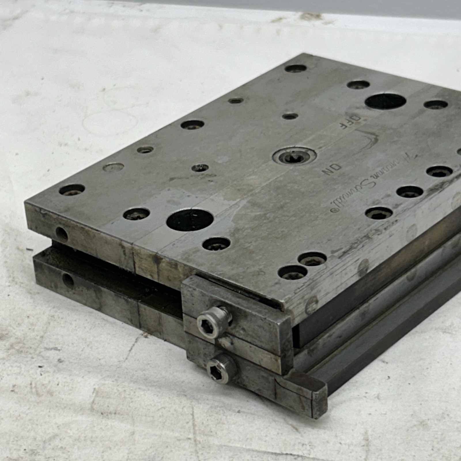 hermann schmidt Stainless Steel Magnetic Chuck. Ems For Wire Edm Single Pole
