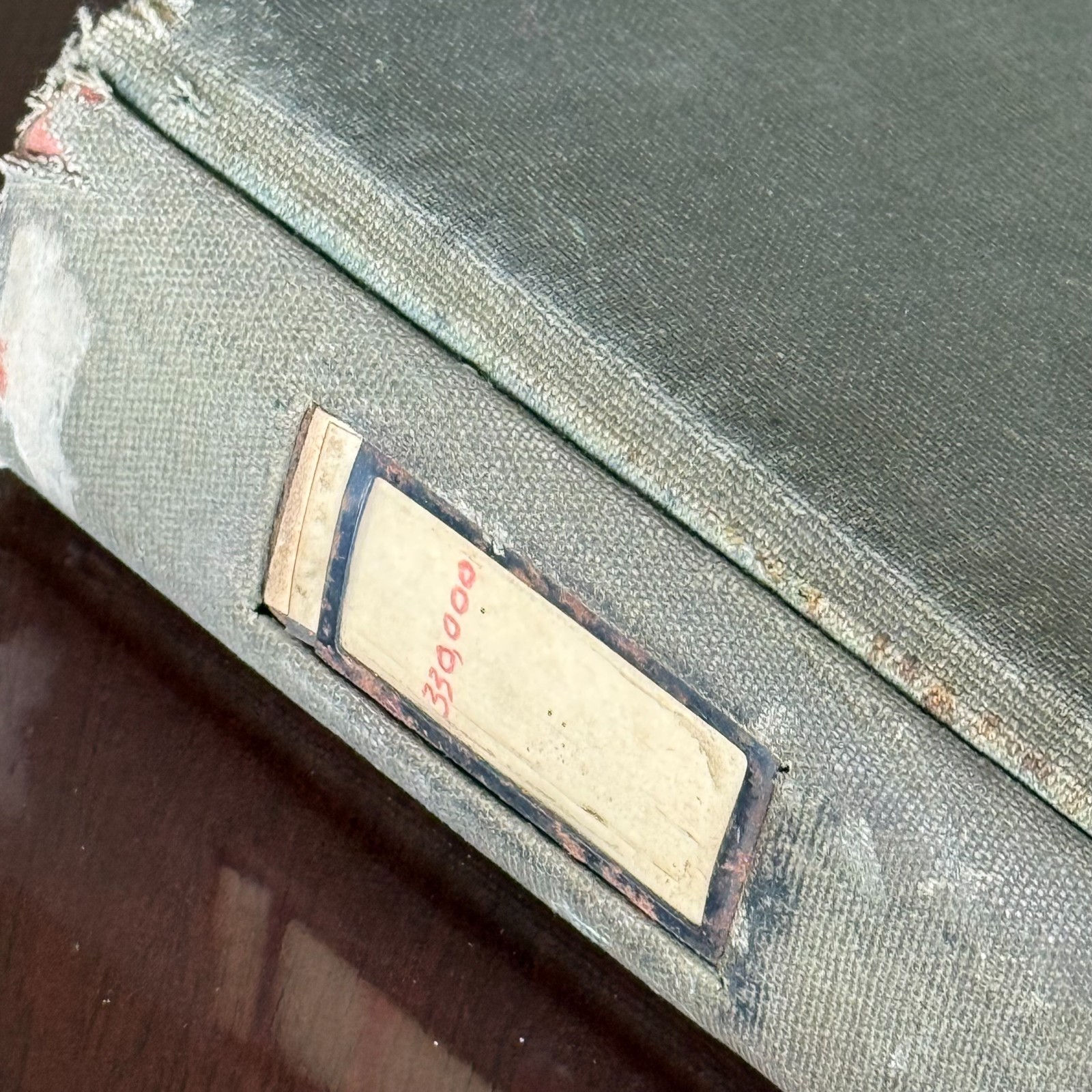 Boorum & Pease Vintage No. S2552ML Account Ledger 3 Ring Binder Stencil Office