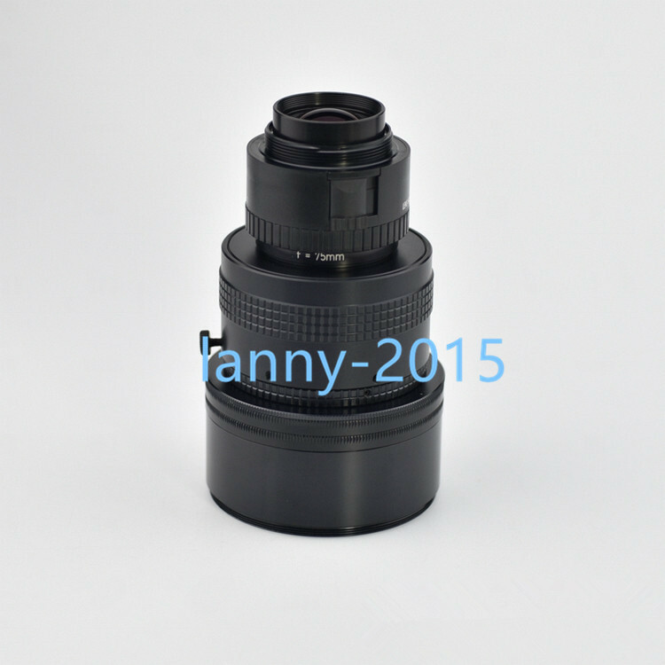1PC used LINOS Apo-Rodagon D 2X 75mm / 4.5 line scan lens with M72 focusing tube