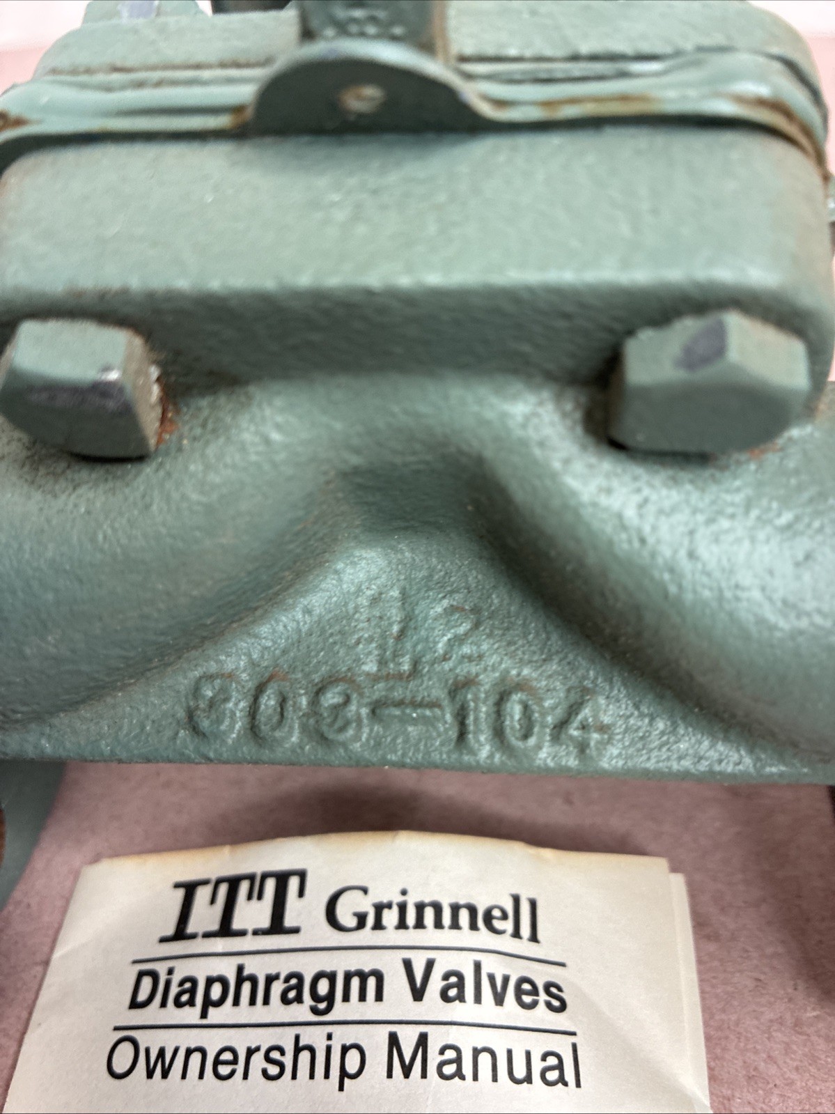 Itt Grinnell Iron Diaphragm Valve Body