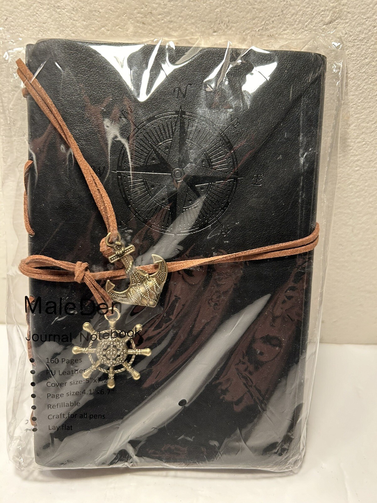 Writing Journal Notebook MALEDEN Classic Spiral Bound Notebook Black New