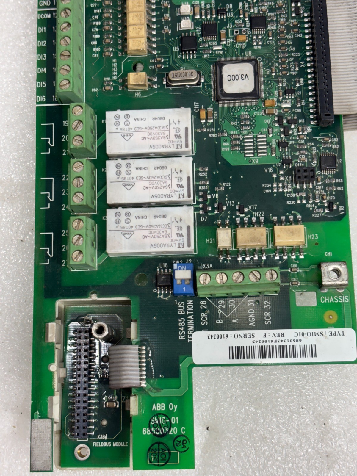 ABB SMIO-01C CONTROL BOARD