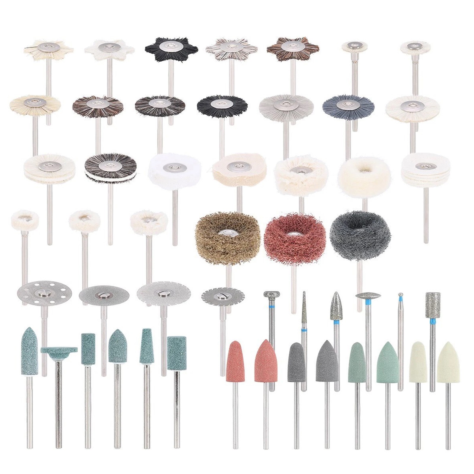 Dental Composite Polishing Kit Diamond RA HP Polisher Burs F Contra Angle 2.35mm