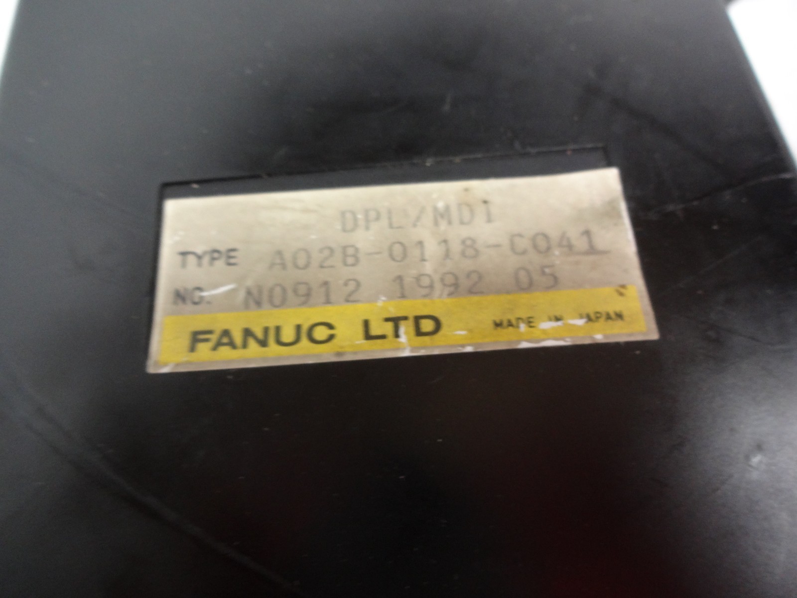 Fanuc A02b-0118-c041 Power Mate DPL/MDI Operator Pendant
