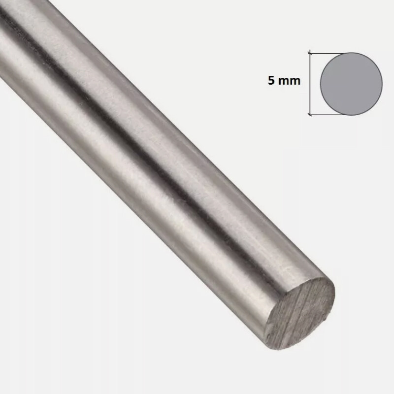 Dia Ø3mm-20mm 304 Stainless Steel Solid Round Rod for DIY Craft – 1pcs 0.5 Meter