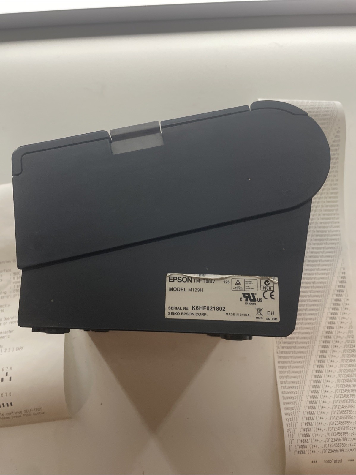 Micros Epson M129H TM-T88IV Thermal POS Receipt Printer IDN Tested!