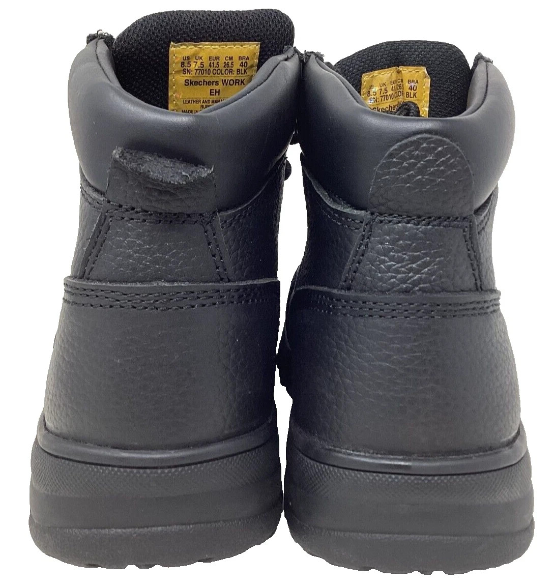 Skechers Men’s Workshire Condor EH Lace Up Work Boots Black Size:10 127T