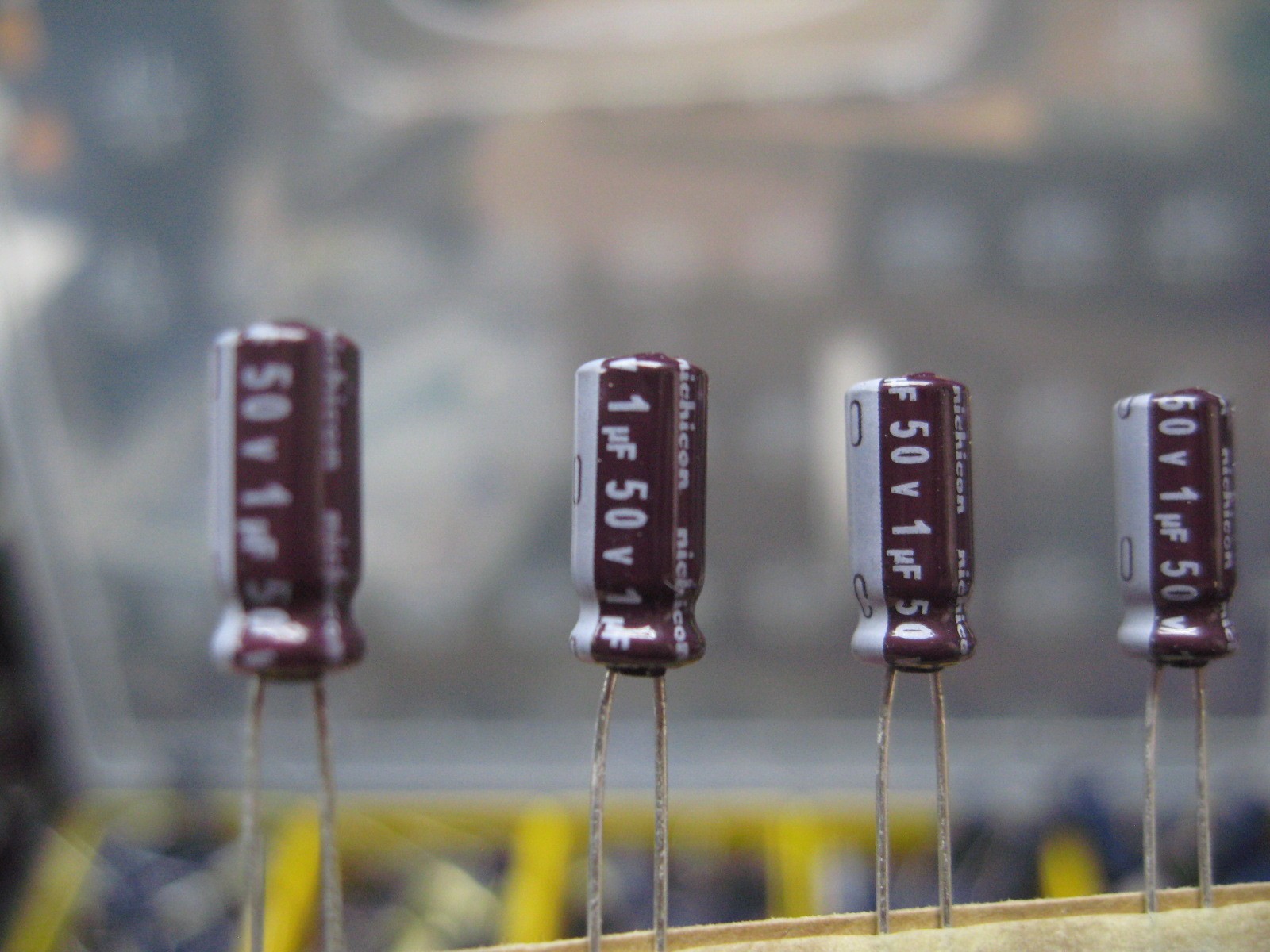 Nichicon – LD Series – Radial Electrolytic Capacitors – 50V 1uF – 10 Pieces NEW
