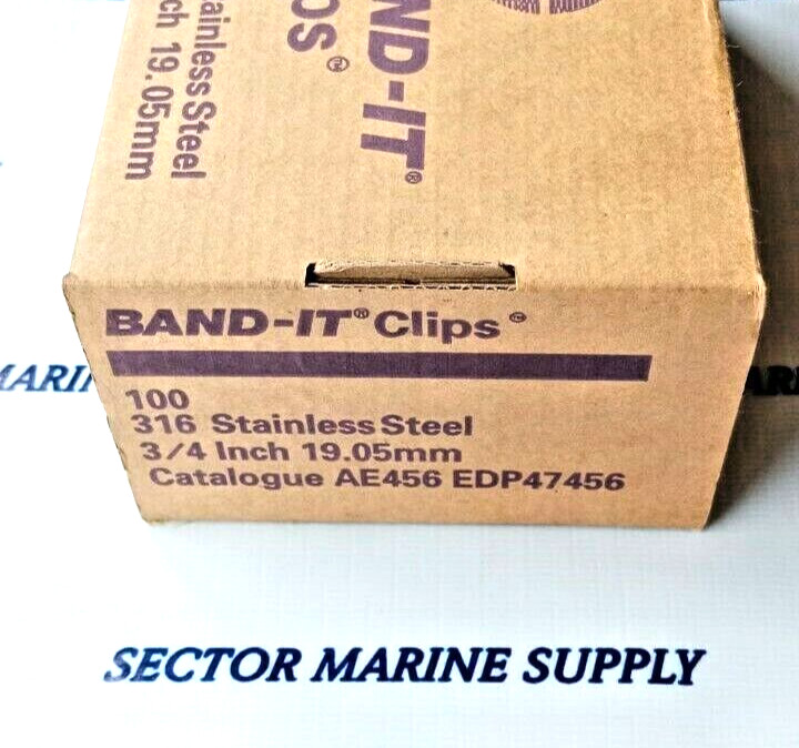 BAND-IT Clips AE456 / AE4569 316 Stainless steel 3/4 Inch 19.05mm