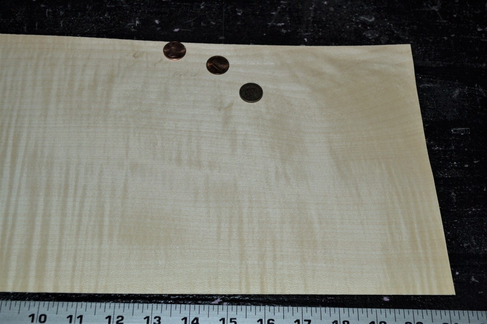 Curly Maple Raw Wood Veneer Sheet 8.5 x 21 inches 1/42nd 4665-91
