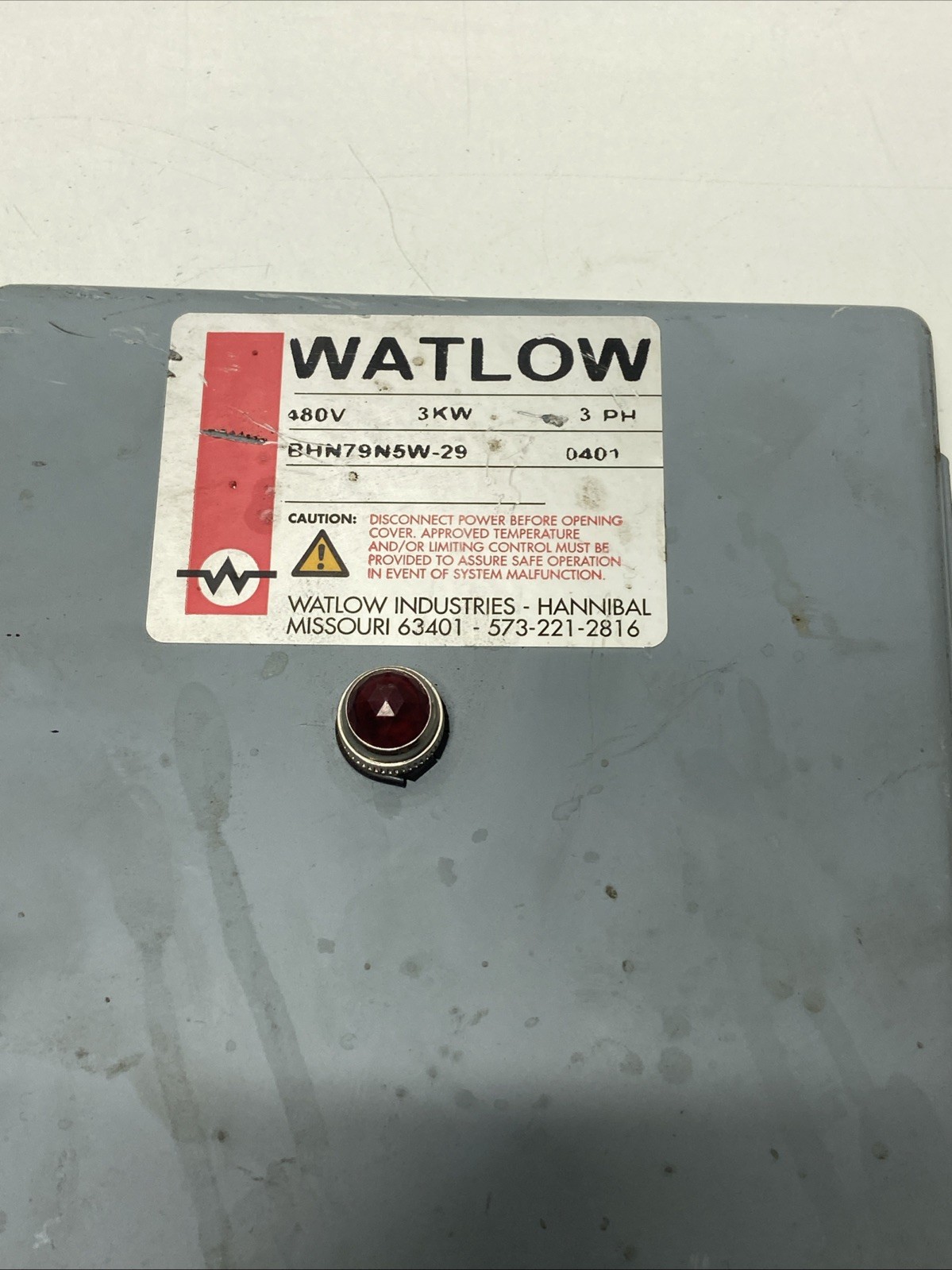 watlow BHN79N5W-29 immersion heater 3Kw 3phase